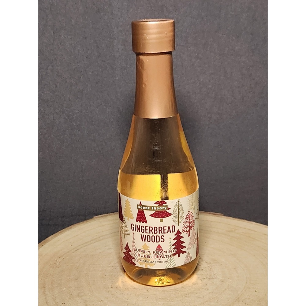 SCENT THEORY HOLIDAY Gingerbread Woods Bubbly‎ Foaming Bubble Bath 6.7oz